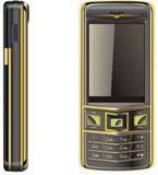 Dual sim card dual standby mobile Phone, GSM900/1800/1900(Vertu ST1000A new 24K Gold )