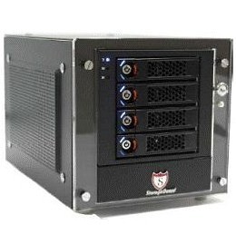 4 SATA ITX NAS Storage System, mini ITX 17x17cm M/B, up to 4pcs x 1TB HDD (S350)